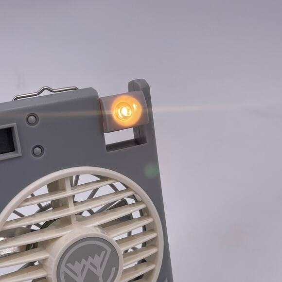 Vintage Enterprex Super Fields Fan Mirror Flash Light Clock Hanger Portable - Picture 6 of 11